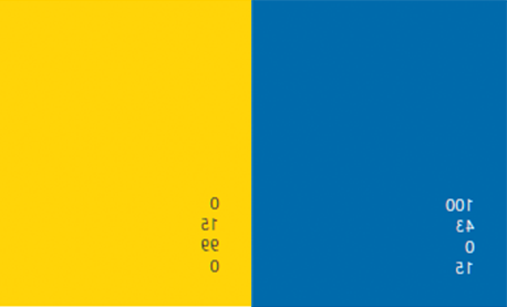 a color swatch showing the 群体的力量 light blue and light yellow colors